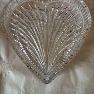 Waterford Crystal vintage collectible Heart-Shaped Decorative dish